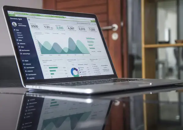 Data visualization and analytics dashboard showing mental health statistics